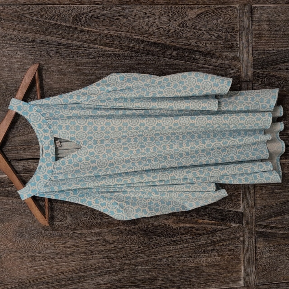 Women's Cato blue & white cold shoulder 3/4 sleeve top size 14/16